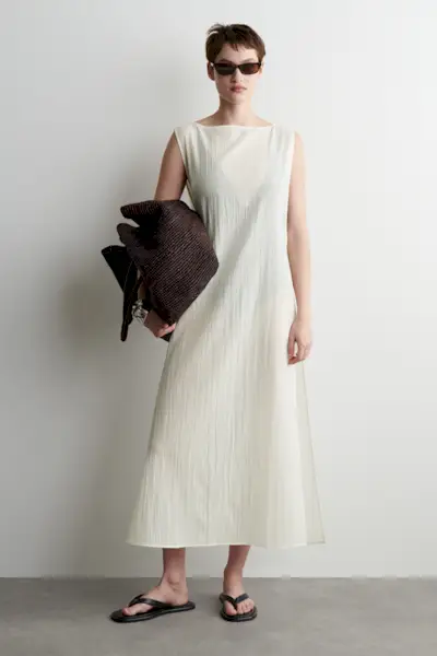 Open-Side Sheer Tunic