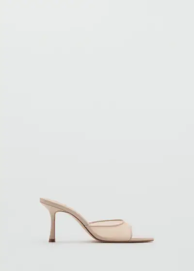 Pointed-heel sandals
