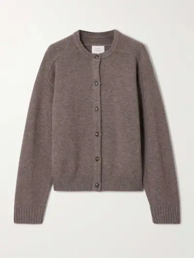 Aidar Merino Wool and Cashmere-Blend Cardigan