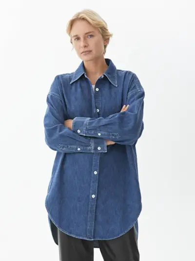 Arket + Oversized Denim Shirt