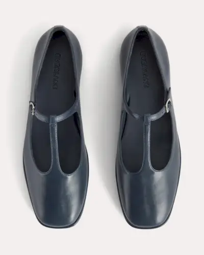 Everlane, The Leather T-Strap Flat