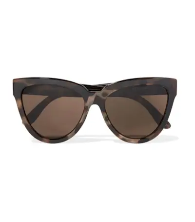 Le Specs + Liar Lair Cat-Eye Tortoiseshell Acetate Sunglasses