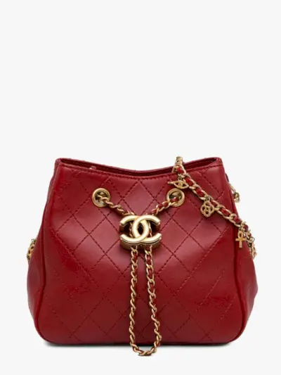 Pre-Loved Chanel Small Leather Bucket Bag