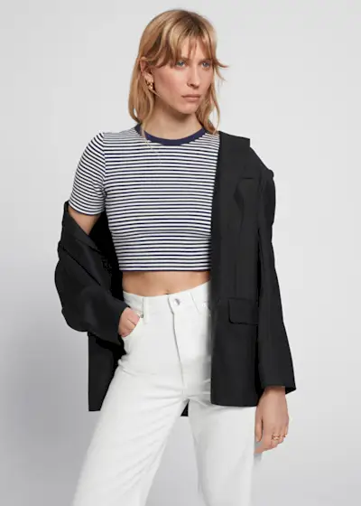 & Other Stories + Cropped T-Shirt