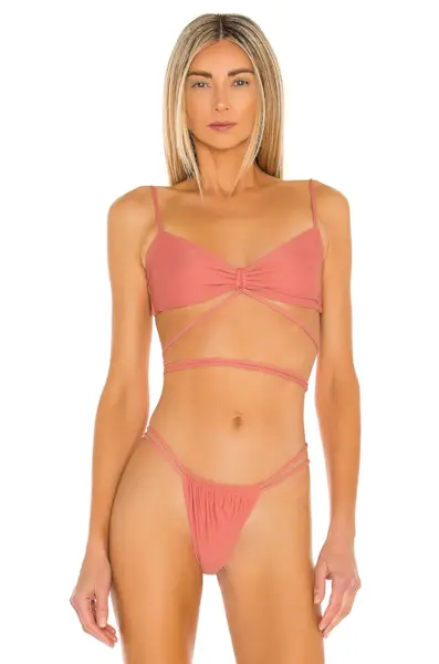 LPA + Janet Top in Dusty Blush