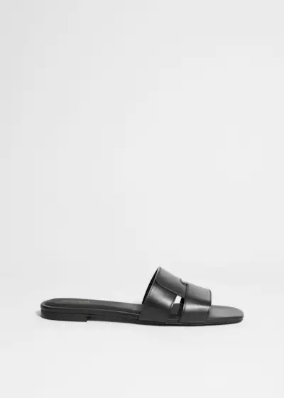 Leather Slides