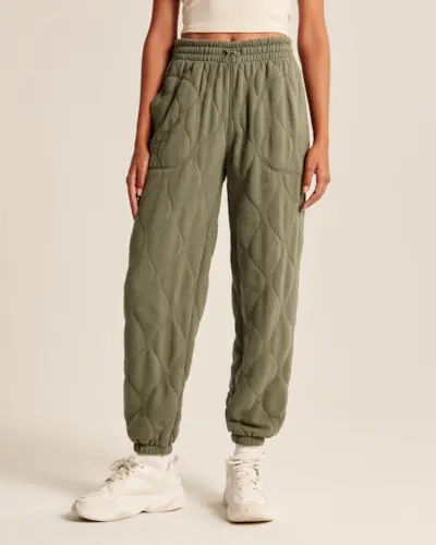 Abercrombie & Fitch + Matching Set Quilted Sunday Sweatpants