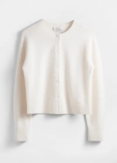 Boxy Merino Wool Cardigan