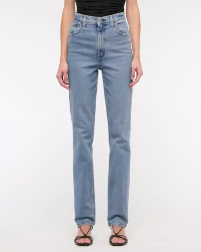 abercrombie, Ultra High Rise 90s Straight Jean