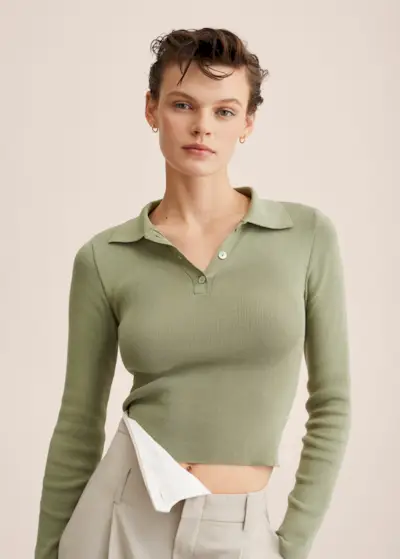 Mango + Open Back Polo