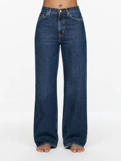 Coral Wide Jeans – Dark Blue – Women – Arket Gb