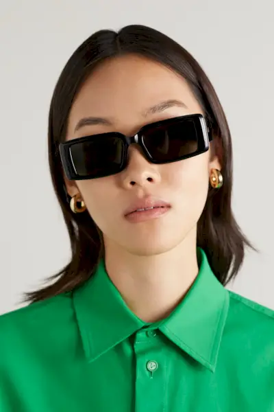 Le Specs + The Impeccable Alt Fit Square-Frame Acetate Sunglasses