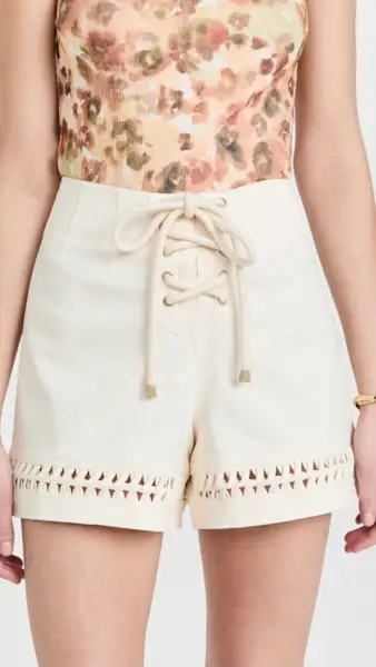 Alemais + Carlos Lace Up Shorts