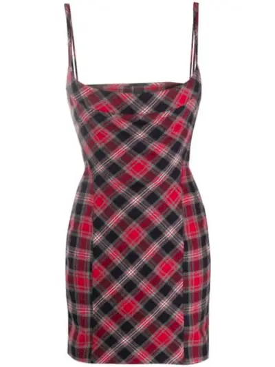 Dsquared2 + Check Print Dress