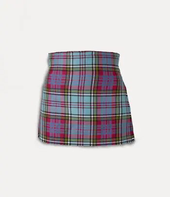 Vivienne Westwood + Mini Kilt Mac Andreas Blue Tartan