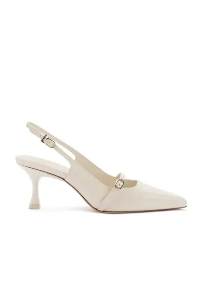 LARROUDÉ Ines Pump In Ivory Leather