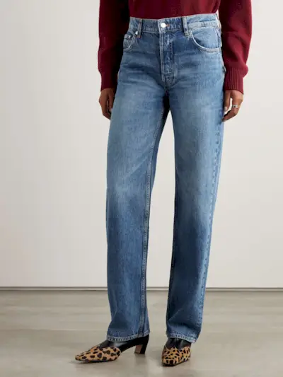 Gavin High-Rise Wide-Leg Jeans