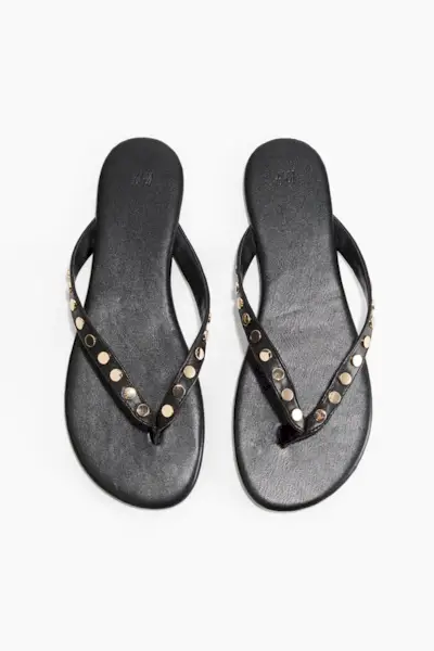 Studded Flip-Flops