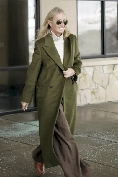 A picture of Gwyneth Paltrow wearing Loro Piana.