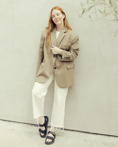 @allisonmcnamara wearing Dior sandals