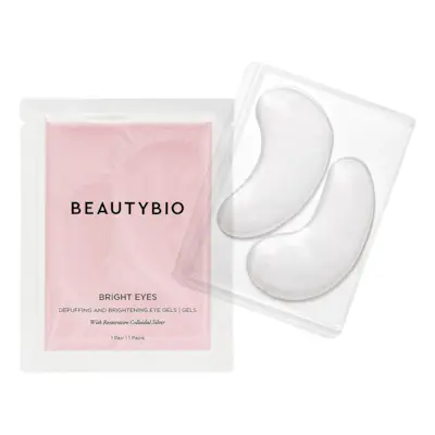 BeautyBio + Bright Eyes Collagen-Infused Brightening Colloidal Silver Eye Masks