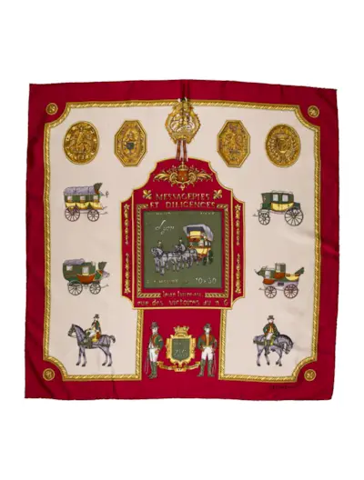 Celine + Printed Scarf