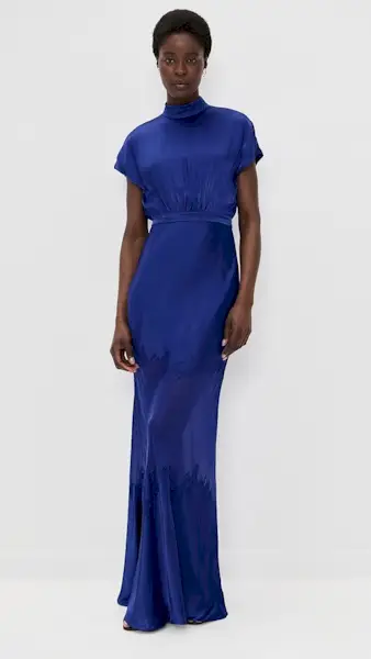 Saloni Fabienne Long Dress