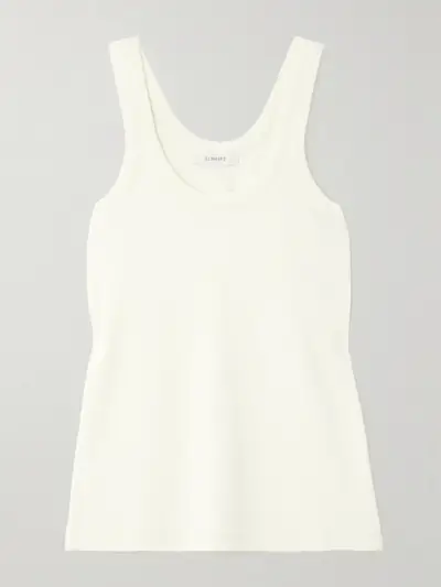 Ribbed-knit tank