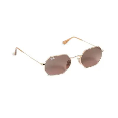 Ray-Ban + Narrow Icons Hexagonal Sunglasses