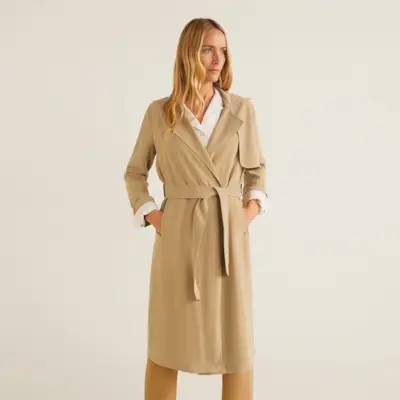 Mango + Classic Trench with Bows