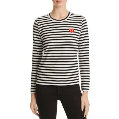 Comme Des Garçons + Stripe Tee